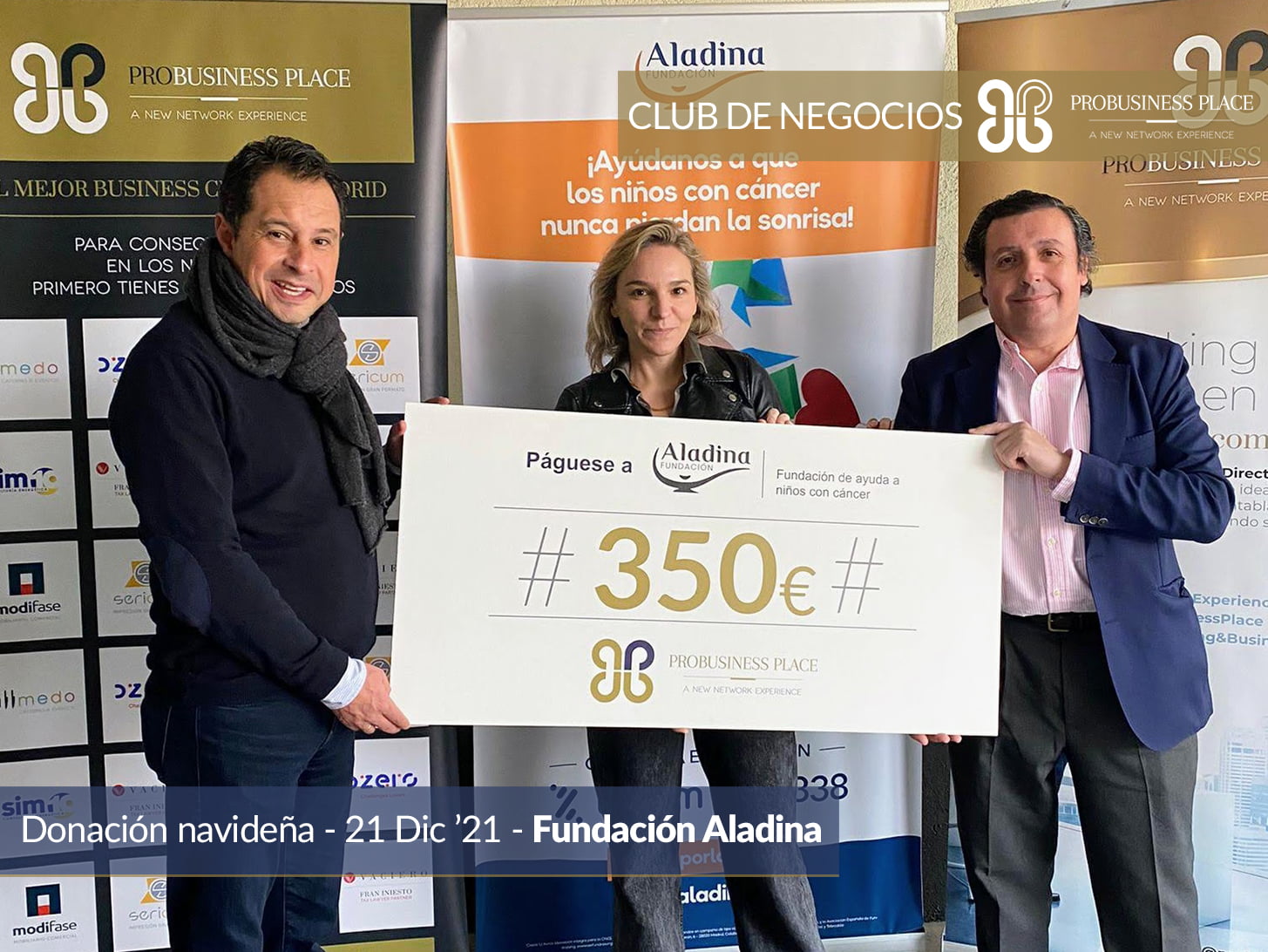 Donación Fundación Aladina – ProBusiness Place