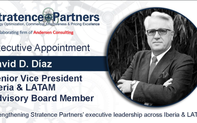Nuestro Secretario Tesorero y Cofundador, David Díaz, ha sido nombrado Senior Vice President Iberia & LATAM y Advisory Board Member de Stratence Partners